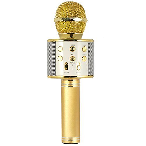 Xtreme 27837 K microfoon luidspreker met ingebouwde Bluetooth Notebook, goud