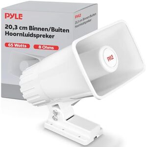 Pyle Indoor/Outdoor PA Horn Luidspreker PA Speaker met 8 Ohm Impedantie & 50 Watt Piekkracht – Inclusief Beugel en Montagemateriaal – PHSP4 –Wit Pyle Indoor/Outdoor PA Horn Luidspreker PA Speaker met 8 Ohm Impedantie & 50 Watt Piekkracht – Inclusief Beugel en Montagemateriaal – PHSP4 –Wit
