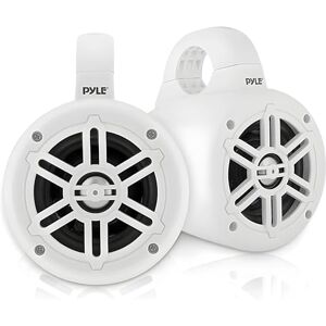 Pyle Marine Luidsprekers – 2-weg Subwoofer Speakers- Waterdichte Buitenluidsprekers- Boot Audiosysteem Kit met Montageklemmen 300 Watt- Wit Pyle Marine Luidsprekers – 2-weg Subwoofer Speakers- Waterdichte Buitenluidsprekers- Boot Audiosysteem Kit met Montageklemmen 300 Watt- Wit