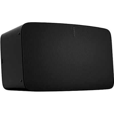 Sonos Five Hifi speaker met wifi, 3,5 mm lijninvoer, ondersteuning voor hi-res audiostreaming Zwart Sonos Five Hifi speaker met wifi, 3,5 mm lijninvoer, ondersteuning voor hi-res audiostreaming Zwart