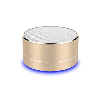 Shot Case Luidspreker, metaal, Bluetooth, voor Nokia 1 Plus, smartphone, USB-poort, TF-kaart, auxiliar-luidspreker, Micro Mini (goud) Shot Case Luidspreker, metaal, Bluetooth, voor Nokia 1 Plus, smartphone, USB-poort, TF-kaart, auxiliar-luidspreker, Micro Mini (goud)