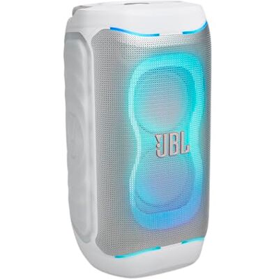 JBL PartyBox 130, Draagbare Partyluidspreker, Wit Krachtig Sound, Bluetooth, Dynamische Lichtshow, Design IPX4 Spatwaterdicht, tot 15 Uur Speeltijd JBL PartyBox 130, Draagbare Partyluidspreker, Wit Krachtig Sound, Bluetooth, Dynamische Lichtshow, Design IPX4 Spatwaterdicht, tot 15 Uur Speeltijd