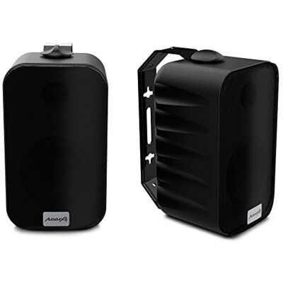 Audibax PR-42T Wandbeugelboxen - 4" 75W Zwart Audibax PR-42T Wandbeugelboxen - 4" 75W Zwart