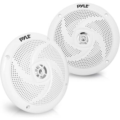 Pyle Marine Luidsprekers 2-weg Waterdichte Speakers Weerbestendige Buitenluidsprekers – Luidsprekers voor Boten Audio Stereosysteem voor Buiten 180 Watt Set van 2 Wit Pyle Marine Luidsprekers 2-weg Waterdichte Speakers Weerbestendige Buitenluidsprekers – Luidsprekers voor Boten Audio Stereosysteem voor Buiten 180 Watt Set van 2 Wit