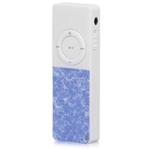 Yctze Mp3-speler Mp3-speler Abs Mp3-speler Slanke Multifunctionele Hifi Lossless Sound Muziekspeler Poorten Tot 64 Gb Mp3-speler (BLUE)