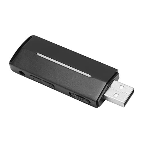 Annadue Mini Spraakgestuurde Recorder, USB-dictafoon MP3-speler met Drievoudige Ruisonderdrukking, 750 Uur Opnamecapaciteit, 30 Uur Batterijduur, voor Lezingen, Vergaderingen, Interviews