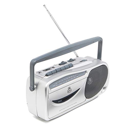 GPO 9041 AM FM Radio Cassette Recorder Silver