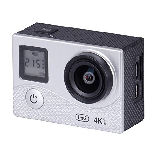 Trevi GO 2500 4K sportcamera, wifi-LCD-display en onderwaterbehuizing, Grijs