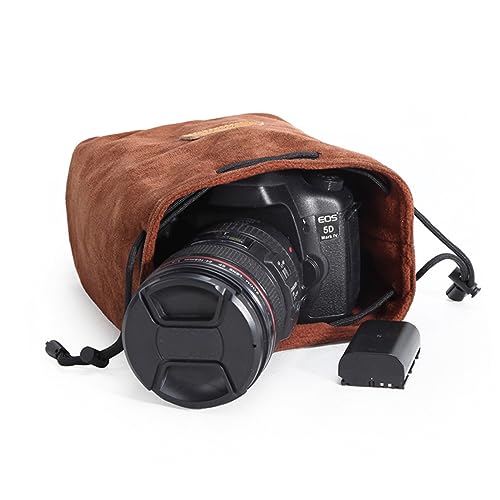 Homoyoyo 1Pc Action Cam Retro Camera Case Camera Opbergtas Beschermende Camera Case Camera Handtas Digl Camera'S Camera Sleeve Camera Gevoerde Tas Camera Tas Camera Binnenhoes