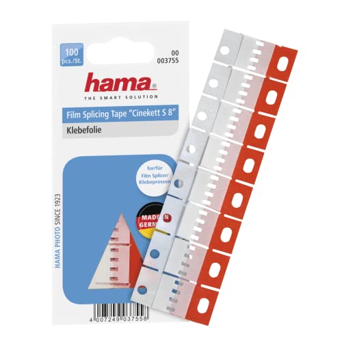Hama plakfolie voor Super 8 films, S8., rood, wit, 100 Stuk