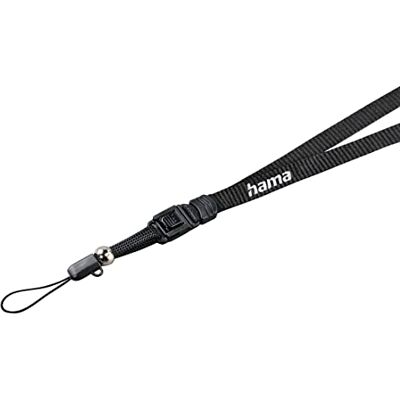 Hama Riem met clipsluiting, 45 cm, zwart Hama Riem met clipsluiting, 45 cm, zwart