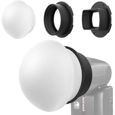 NEEWER Siliconen Flash Diffuser met twee magnetische adapterringen, lichtmodifier Shaper Softbox voor NW620 NW700 NW760 Z880 Z760 vierkante kop & Z1 Z2 ronde kop Speedlite, CRS2 NEEWER Siliconen Flash Diffuser met twee magnetische adapterringen, lichtmodifier Shaper Softbox voor NW620 NW700 NW760 Z880 Z760 vierkante kop & Z1 Z2 ronde kop Speedlite, CRS2