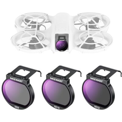 NEEWER ND-filterset voor NEO Drone, 3-pack ND8/ND16/ND32 drone-accessoires met neutrale dichtheid, slank multicoated HD optisch glas, compatibel met DJI NEO, FL-N32 NEEWER ND-filterset voor NEO Drone, 3-pack ND8/ND16/ND32 drone-accessoires met neutrale dichtheid, slank multicoated HD optisch glas, compatibel met DJI NEO, FL-N32