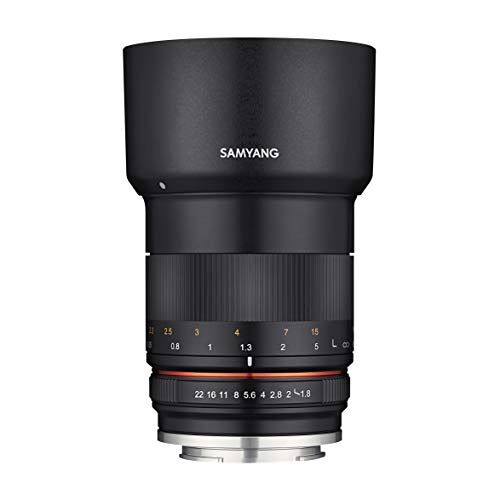 SAMYANG Lenzen voor spiegelreflexcamera's 22514, zwart,  MF 85mm F1.8 ED UMC CS Sony E