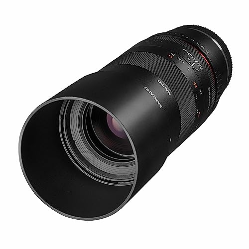 SAMYANG 100/2,8 lens Macro DSLR Sony E handmatige focus fotoobjectief, macroobjectief zwart