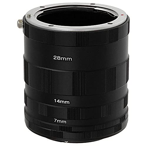 Fotodiox Macro Extension Tube Set compatibel met Nikon F Mount SLR camera's voor extreme close-up fotografie