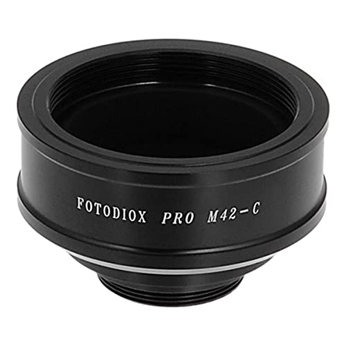 Fotodiox Pro Lens Mount Adapter M42 Lens to C-Mount Movie Camera & CCTV Camera