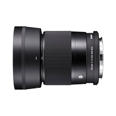 Sigma 30 mm F1,4 DC DN Contemporary lens (52 mm filterschroefdraad) voor Sony-E lensbajonet Sigma 30 mm F1,4 DC DN Contemporary lens (52 mm filterschroefdraad) voor Sony-E lensbajonet