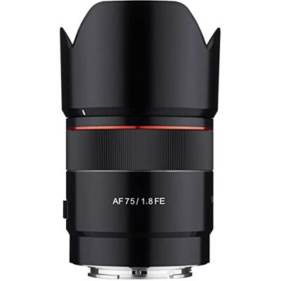 Rokinon AF 75mm F1.8 Compact Auto Focus Telephoto Lens voor Sony FE Mount, Zwart (IO75AF-E) Snelle, nauwkeurige autofocus levert scherpe foto's en vloeiende video met premium optische prestaties. Rokinon AF 75mm F1.8 Compact Auto Focus Telephoto Lens voor Sony FE Mount, Zwart (IO75AF-E) Snelle, nauwkeurige autofocus levert scherpe foto's en vloeiende video met premium optische prestaties.