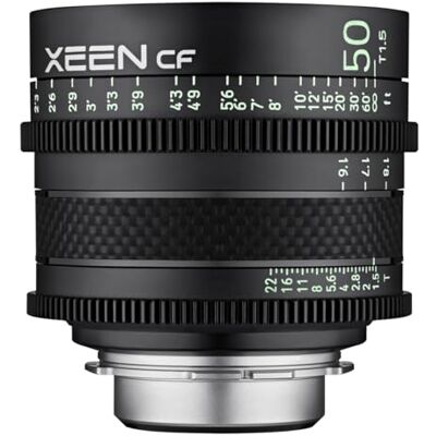 SAMYANG XEEN CF Cinema 50mm T1,5 PL full-frame – professionele cine-lens – carbon lenscilinder – extreem compact SAMYANG XEEN CF Cinema 50mm T1,5 PL full-frame – professionele cine-lens – carbon lenscilinder – extreem compact