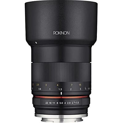 Rokinon 85mm f/1.8 handmatige scherpstellens voor Sony E-mount Nex-serie camera's zwart Rokinon 85mm f/1.8 handmatige scherpstellens voor Sony E-mount Nex-serie camera's zwart
