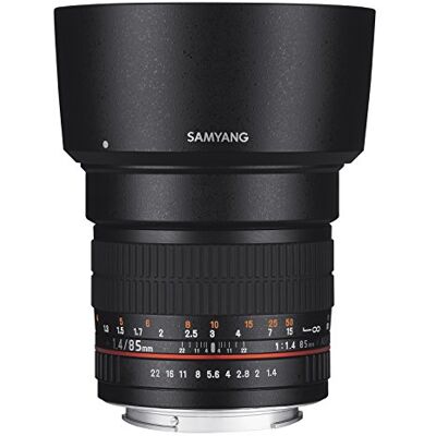 SAMYANG MF 85 mm F1,4 AS IF UMC Full-frame Portretlens voor MFT, Handmatige Focus, Geschikt voor Olympus OM-D E-M10 Mark IV, Mark III en Panasonic Lumix DC-G110 SAMYANG MF 85 mm F1,4 AS IF UMC Full-frame Portretlens voor MFT, Handmatige Focus, Geschikt voor Olympus OM-D E-M10 Mark IV, Mark III en Panasonic Lumix DC-G110