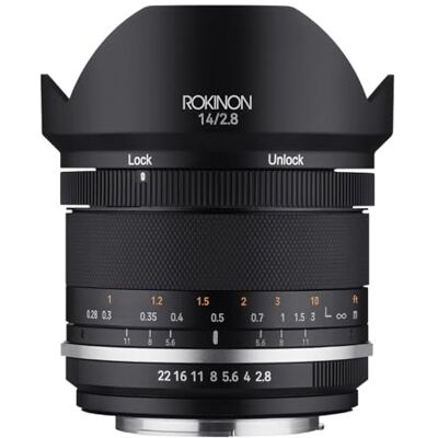 Rokinon 14mm f/2.8 Series II-lens voor Sony E Rokinon 14mm f/2.8 Series II-lens voor Sony E