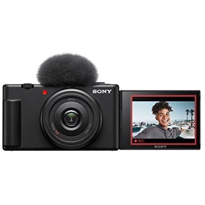Sony vlogcamera ZV-1F Digitale camera (kantelbaar scherm, 4K video, slow motion, vlogfuncties) — Zwart Sony vlogcamera ZV-1F Digitale camera (kantelbaar scherm, 4K video, slow motion, vlogfuncties) — Zwart
