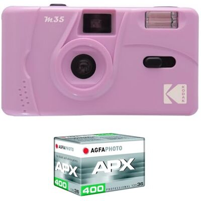 Kodak Oplaadbare camera M35-35 mm kleur paars + film zonder ISO-iso – leg je momenten vast met elegantie en creativiteit, de essentie van onvergetelijke herinneringen Kodak Oplaadbare camera M35-35 mm kleur paars + film zonder ISO-iso – leg je momenten vast met elegantie en creativiteit, de essentie van onvergetelijke herinneringen