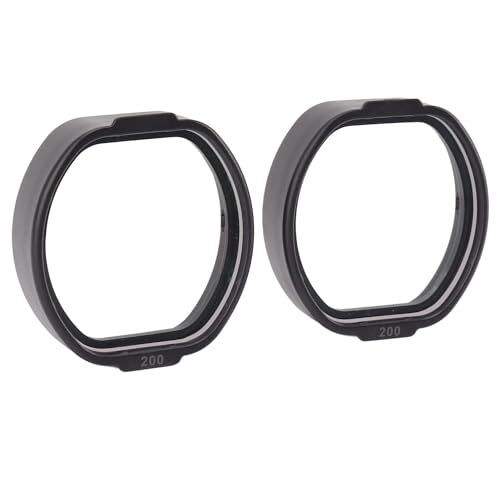 Dilwe VR Bijziendheidslenzen, Bijziendheidslens voor PS VR 2 Heldere Hars Asferische Bijziendheidsbrillen VR Lensinzetaccessoires met Opbergdoos (‑2,00D 200 graden)