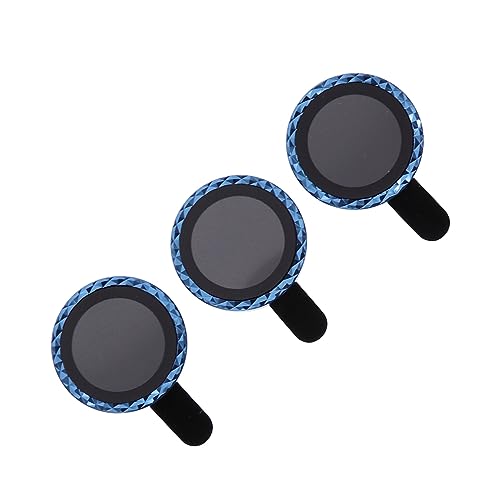 Homoyoyo 3 Stks Lens Beschermfolie Diamant Ingelegde Lensbeschermer Telefoon Camera Lens Versieren Lens Frames Mobiele Telefoon Mobiele Telefoons Telefoon Lens Decors Camera Cirkel Gehard