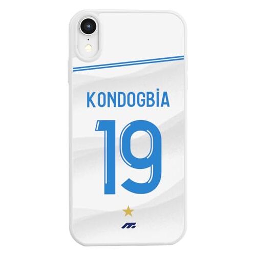 MYCASEFC Geoffrey Kondogbia Marseille Geoffrey Kondogbia Marseille gepersonaliseerde Orange Dive 72 voetbalhoes voor smartphone voetbalfans, cadeau-idee, hoogwaardig design.