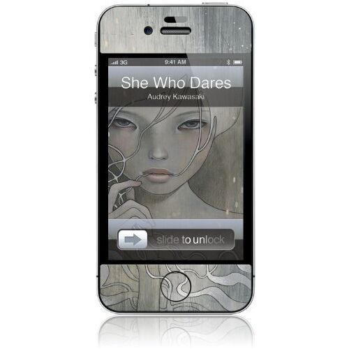 GelaSkins beschermende huid voor iPhone 4 She Who Dares