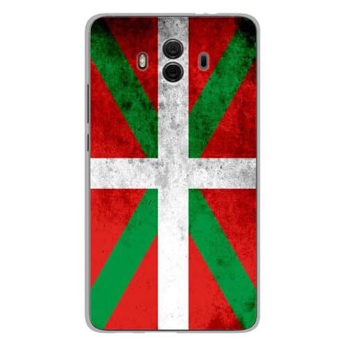 1001 coques Bedrukte siliconen hoes compatibel met Huawei Mate 10 Baskische vlag