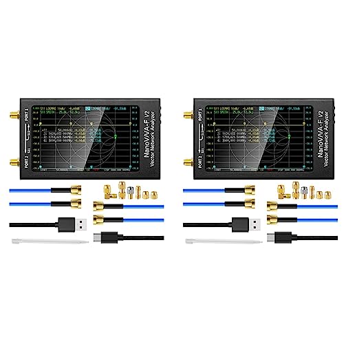 TsoLay 2X -F V2 vectornetwerkkanalysator 50KHz-3GHz antenneanalysator HF VHF UHF VNA 4,3 met 5000 mAh