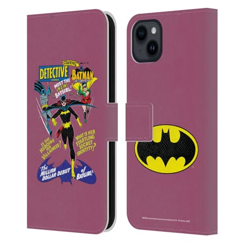 Head Case Designs Officieel Gelicentieerd Batman DC Comics Rechercheur Comics 359 Beroemde Comic Book Covers Lederen Book Portemonnee Cover compatibel met Apple iPhone 15 Plus