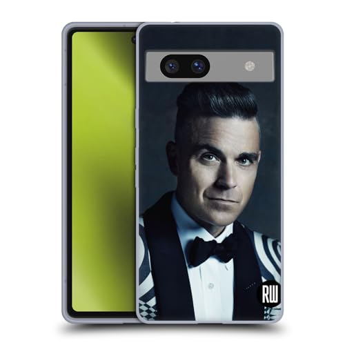 Head Case Designs Officieel Gelicentieerd Robbie Williams Gedrukte Tux Kalender Soft Gel Case Hoesje compatibel met Google Pixel 7a