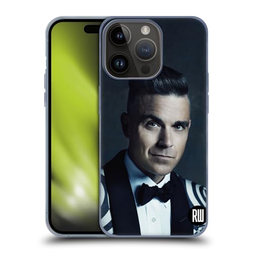 Head Case Designs Officieel Gelicentieerd Robbie Williams Gedrukte Tux Kalender Soft Gel Case Hoesje compatibel met Apple iPhone 15 Pro