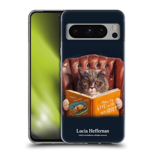 Head Case Designs Officieel Gelicentieerd Lucia Heffernan Zelfhulp Voor Katten Kunst Soft Gel Case Hoesje compatibel met Google Pixel 8 Pro