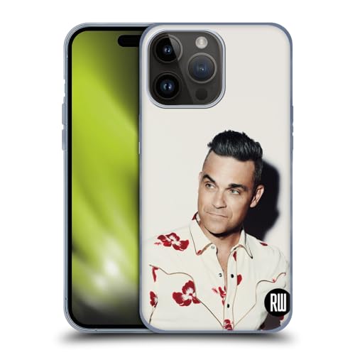 Head Case Designs Officieel Gelicentieerd Robbie Williams Shirt met bloemenprint Kalender Soft Gel Case Hoesje compatibel met Apple iPhone 15 Pro Max