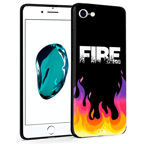 Cool beschermhoes voor iPhone 7/8/SE (2020) / SE (2022) tekeningen Fire