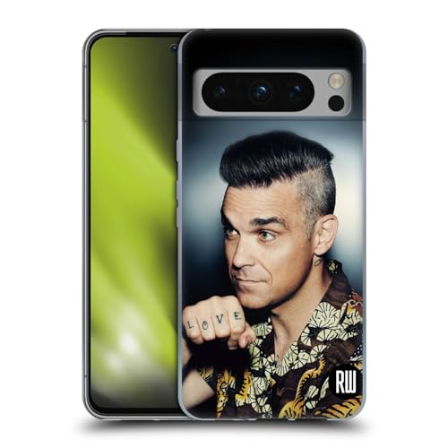 Head Case Designs Officieel Gelicentieerd Robbie Williams Liefde Tattoo Kalender Soft Gel Case Hoesje compatibel met Google Pixel 8 Pro