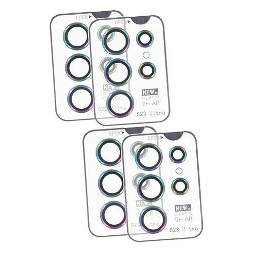 Gatuida 4 Sets Lens Protector Camera Lens Film Lens Film Voor Telefoon Camera Telefoon Lens Covers Camera Lenzen Telefoon Protector Telefoon Glas Protector Telefoon Decors