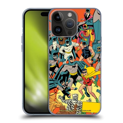 Head Case Designs Officieel Gelicentieerd Batman DC Comics Rechercheur Comics 1000 Robin Iconische stripboekkostuums Soft Gel Case Hoesje compatibel met Apple iPhone 15 Pro Max