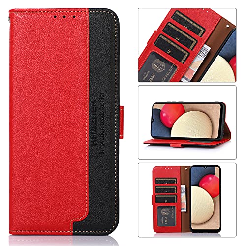 BellaCase Moto Edge 40 Pro Hoesje[RFID-Blokkeringstechnologie]Moto Edge 40 Pro Case,Stevige Praktische Moto Edge 40 Pro Case met[Kickstand Functie]-Rood