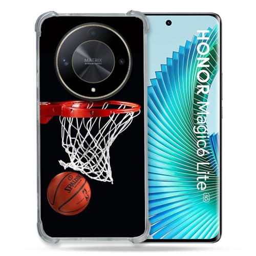 Cokitec Versterkte hoes voor Honor Magic 6 Lite 5G Sport Basketbalmand