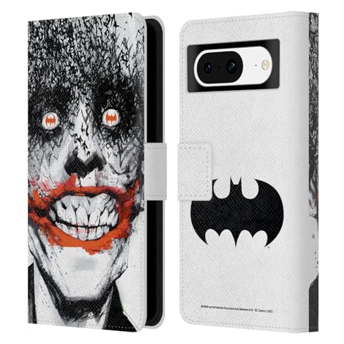 Head Case Designs Officieel Gelicentieerd Batman DC Comics Rechercheur Comics 880 Beroemde Comic Book Covers Lederen Book Portemonnee Cover compatibel met Google Pixel 8