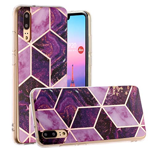 Hülle ® Gemarmerd TPU-hoesje voor Huawei P20(5)