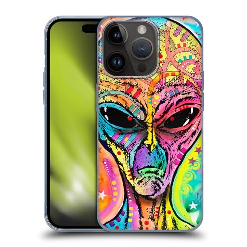 Head Case Designs Officieel Gelicentieerd Dean Russo Buitenaards Popcultuur Soft Gel Case Hoesje compatibel met Apple iPhone 15 Pro