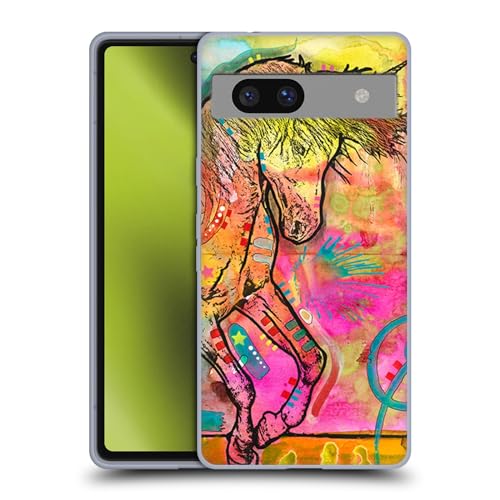 Head Case Designs Officieel Gelicentieerd Dean Russo Eenhoorn Popcultuur Soft Gel Case Hoesje compatibel met Google Pixel 7a